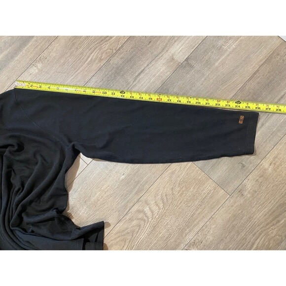 Omni Wool Base Layer Shirt Mens XL Black Wool Long Sleeve OMNIWOOL - Picture 5 of 7